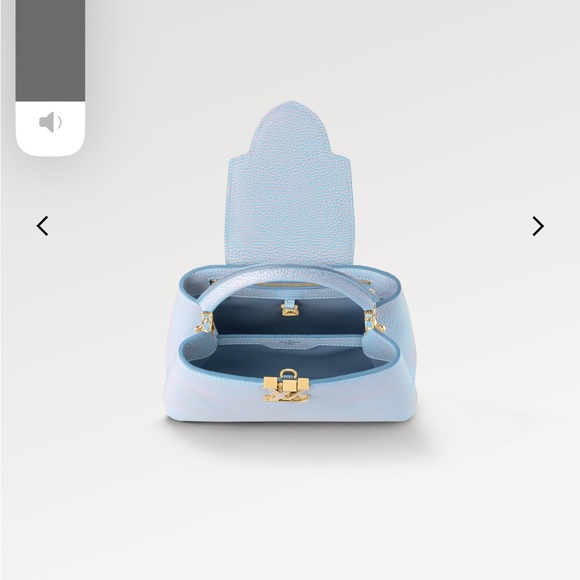 BRAND NEW AUTHENTIC CAPUCINES LOUIS VUITTON PURSE! RARE LILAC-BLUE-PINK color - Picture 13 of 15